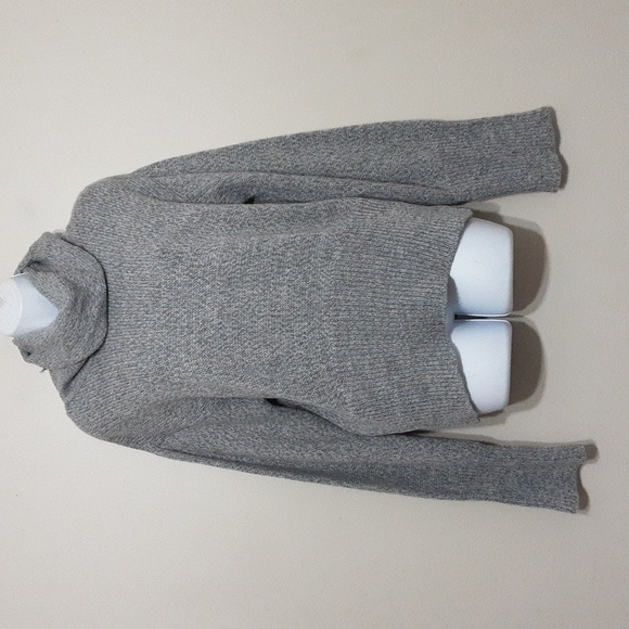 Berretti sweater pullover knit women XL turtleneck long sleeves wool blend gray - Picture 1 of 7